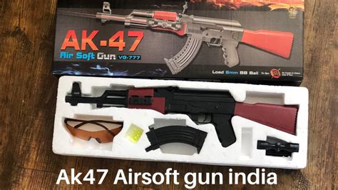 Ak47 Airsoft Toy Rifle By Airsoft Gun India Youtube