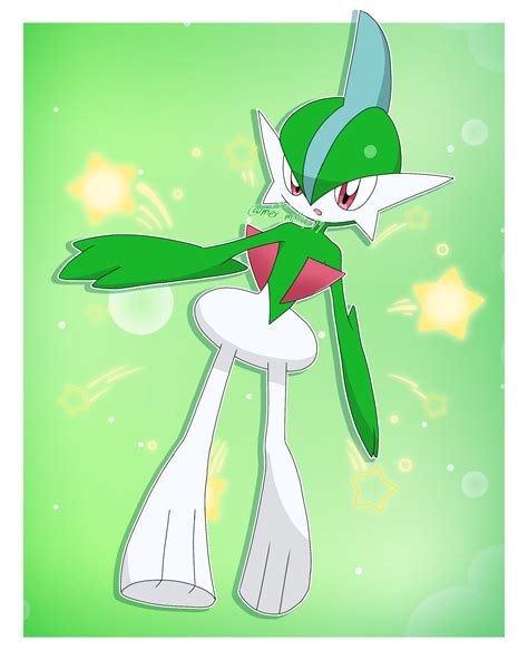 Gallade Pokemon Drawn By Merumermilky77 Danbooru