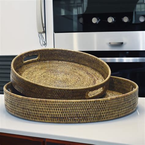 Rattan Island Rattan The One Tray With Handle Set Direct From Asia