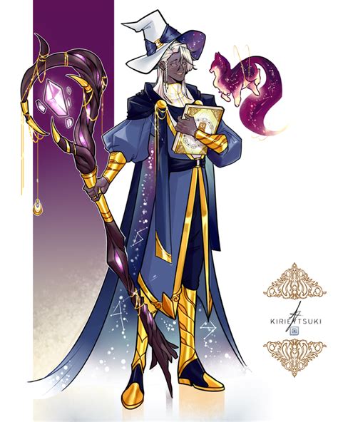 Oc Art Saros Stargazer Divination Wizard Dnd Fantasy Character