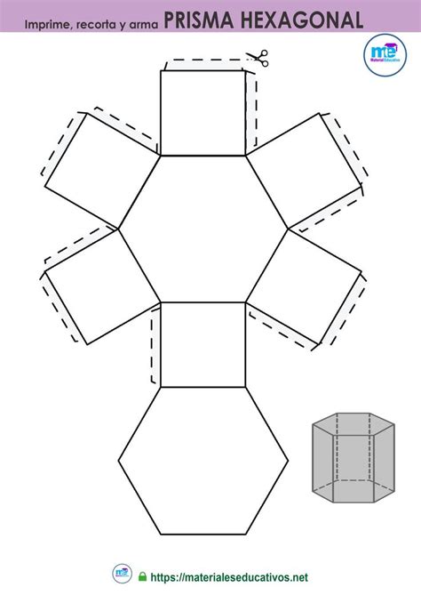 Material Educativo Figuras Geometricas Para Armar Cuerpos Geometricos Para Armar Plantilla