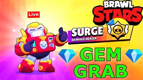 🔴surge Unlocked Brawl Stars Gem Grab Mortis Nita Brock Spike Play Youtube