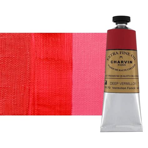 Charvin Oil Vermillion Deep Extra Fine Ml Paint Jerry S Artarama