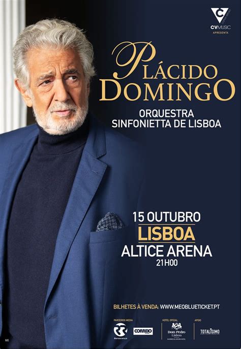 Pl Cido Domingo Actua Sinfonietta De Lisboa Na Altice Arena