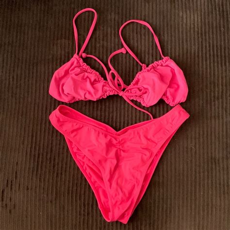 Hot Pink Bikini Set Gem