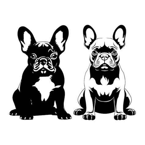 Silhouette bulldog black bulldog vector design | Premium AI-generated ...