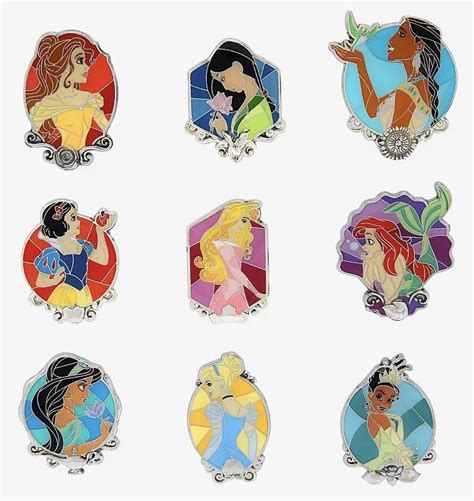 Disney Princess Profile Blind Box Pins At Boxlunch Disney Pins Blog