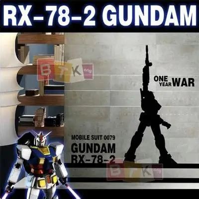 Pegatina Anime Cartoon Car Sticker Seed Rx Gundam Zaku Vinyl Wall