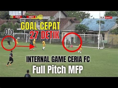 Ceria FC Hitam Vs Ceria FC Kuning Internal Game Di Lap Maguwoharjo