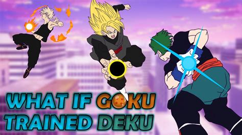 What If Goku Trained Deku Part Dbs Mha Youtube