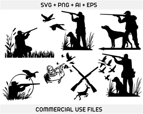 Hunting Svg Bundle Hunting Season Guns Print Animalhunter Etsy