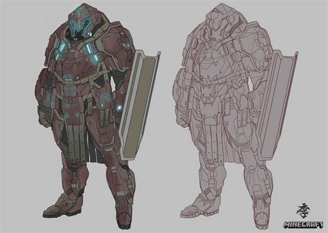 Artstation Netherite Armor Yeong Gyun Lee In Armor Sci Fi