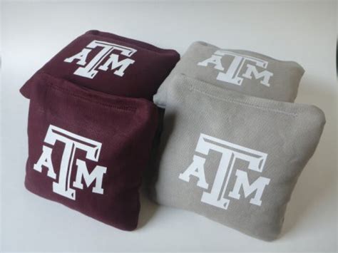 Waterproof Texas A M Cornhole Boards Triple Crown Tailgate