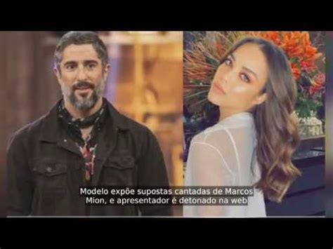 Modelo Exp E Supostas Cantadas De Marcos Mion E Apresentador