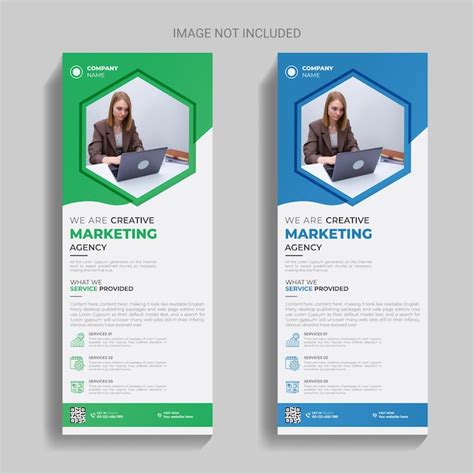 Premium Vector Creative Business And Corporate Agency Modern Rollup