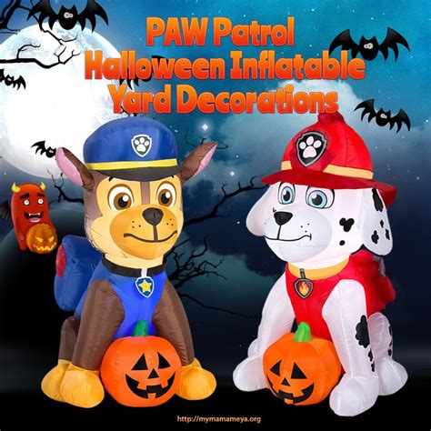 PAW Patrol Halloween Inflatable Yard Decorations • MyMaMaMeYa Kids Gift ...