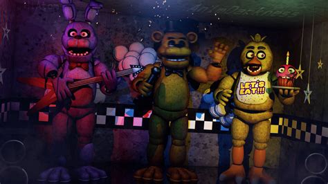 Freddys Fazbear Pizza Show Stage By Animdarkness On Deviantart