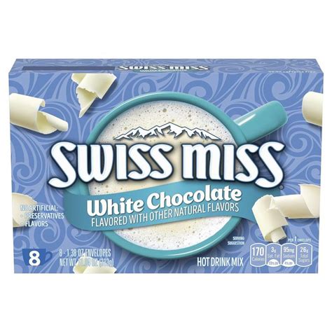 Swiss Miss White Chocolate Flavored Hot Chocolate Cocoa Mix Packets Lazada PH