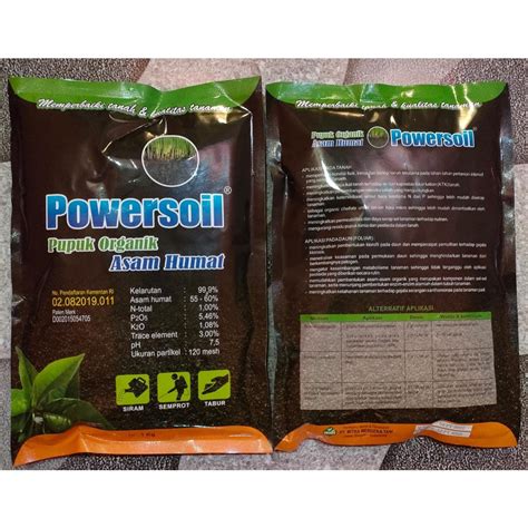 Jual Power Soil Kg Powersoil Pembenah Tanah Asam Humat Shopee Indonesia