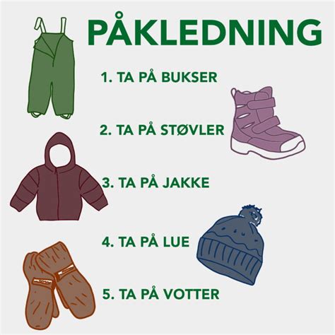 Tips Selvstendighetstrening Hvordan kle på yttertøy selv Barnehagenett