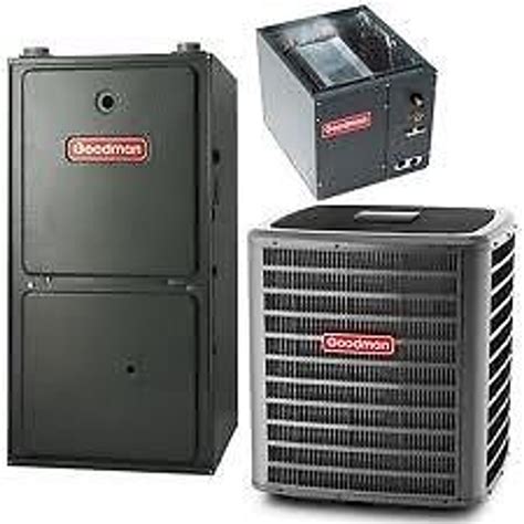 Goodman 35 Ton 14 Seer 80 100k Btu Gas Furnace Split Systemuplow