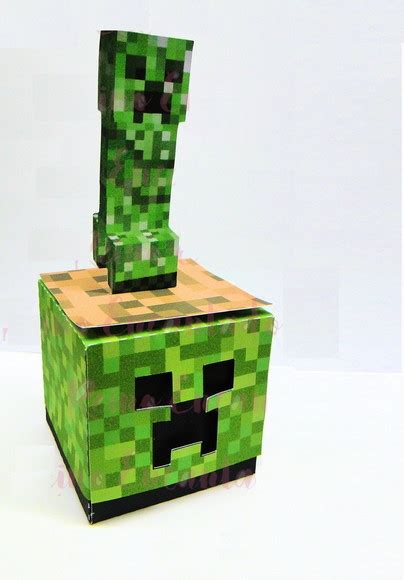 Arquivo Silhouette Caixa Cubo Minecraft Elo7 Produtos Especiais