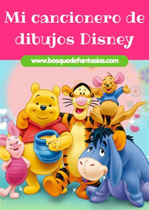 Cancionero Disney Hoja 1 Disney Canciones Infantiles Dibujos De Disney