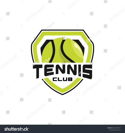 Tennis Logos Emblems Badges Labels Design Stock Vector Royalty Free