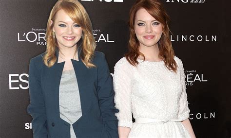 Emma Stone Lightens Her Fiery Do To A Strawberry Blonde Hue Daily Mail Online