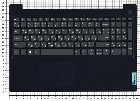 Клавиатура для ноутбука Lenovo Ideapad 3 15itl05 топкейс синий 094245 купить в Минске цена