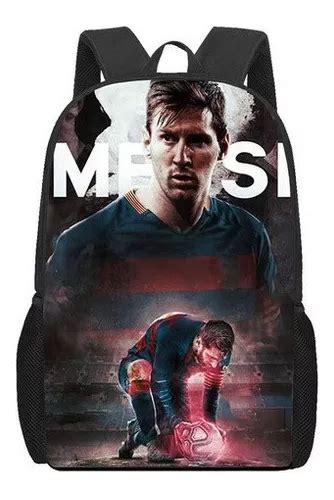 Estrella De Fútbol messi mochilas Escolares Para Niños Y Niñ Cuotas