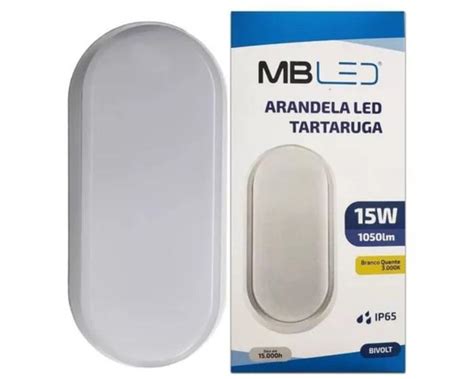 Arandela Tartaruga Led W K Ip Bivolt Interna Externa Mbled