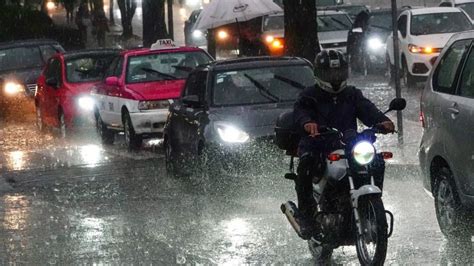 Clima CDMX A qué hora lloverá hoy Conagua alerta por chubascos y