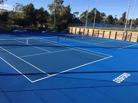 New Plexi Pave Courts At Gosford Tennis Centre Gtc Gosford Tennis Club