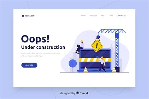 Under Construction Website Template