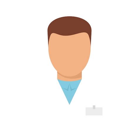 Premium Vector Man Pharmacist Icon Flat Illustration Of Man