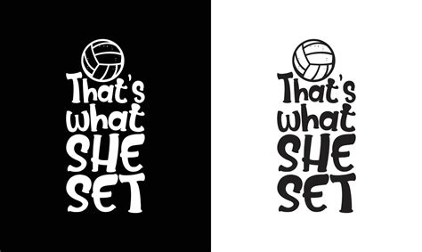 Volleyball Quote T Shirt Design Typography 14336458 Vector Art At Vecteezy