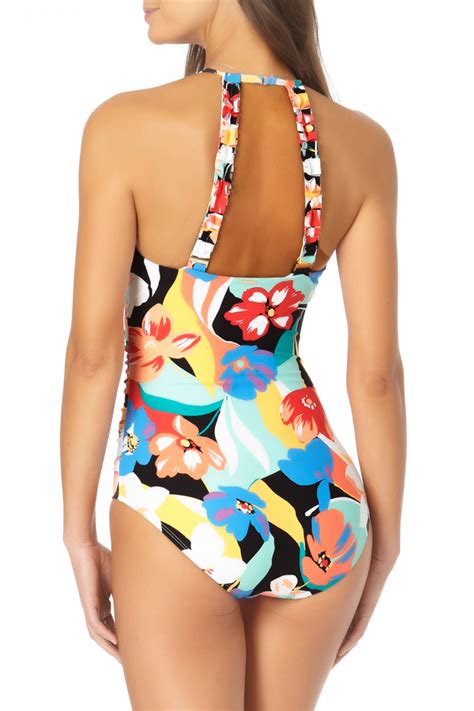 Womens One Piece Swimsuits Plunge Halter And Monokini Page 5 Anne Cole