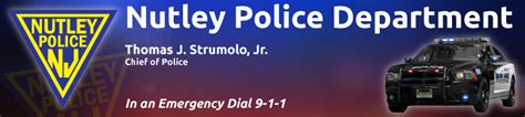 Township Of Nutley New Jersey Police Department