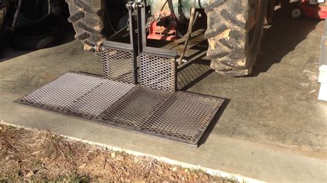 Homemade Three Point Hitch Platform Youtube