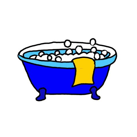 How To Draw A Bathtub