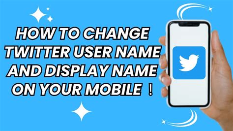 How To Change Twitter X Username And Displayname On Your Mobile Phone