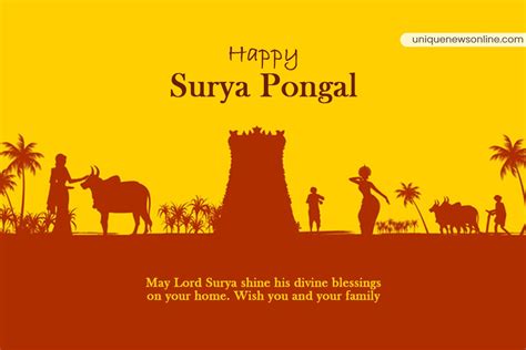 Happy Surya Pongal Tamil Wishes Whatsapp Status Quotes Messages