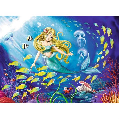 Little Mermaid Puzzle, 100 Pieces - Walmart.com - Walmart.com