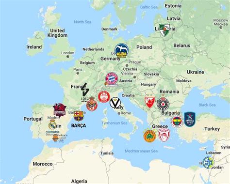 Europa League Map