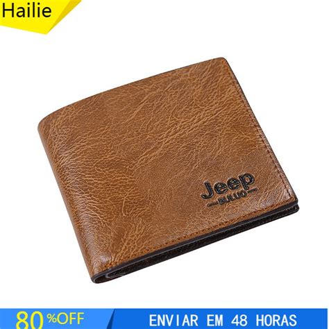 Jeep Presentes Masculinos Carteira De Couro Pu Vento Cl Ssico Cart O