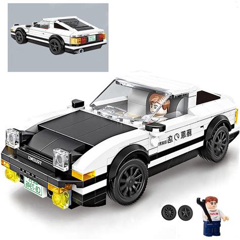 Конструктор машины Toyota AE86 Initial D с минифигуркой, модель для ...