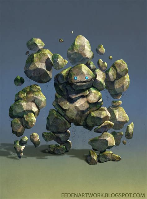 Stone Golem by Eedenartwork on DeviantArt