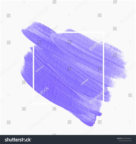 Logo Lavender Brush Stroke Painted Watercolor Stock Vector Royalty