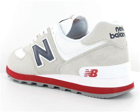New Balance 574 classic Beige bleu marine rouge